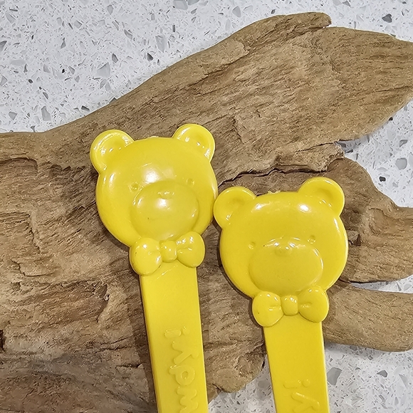 Sanrio 💫 Authentic Japan Import Fork & Spoon "Fuzzy Friends" 1977 Howdy! - Picture 7 of 7